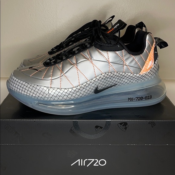 Nike Shoes - Nike Air Max720 NIB silver/black/orange sz 7W/5.5Y
